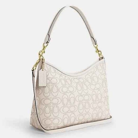 Coach Laurel Shoulder Bag with Signature Rive Style - Picture 2 of 6